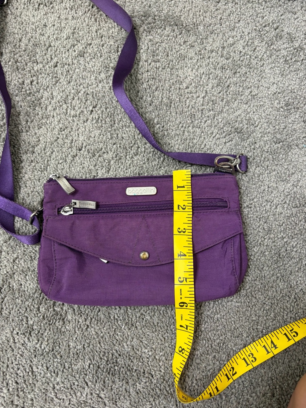 Baggallini Purple Crossbody Bag - Picture 7 of 7